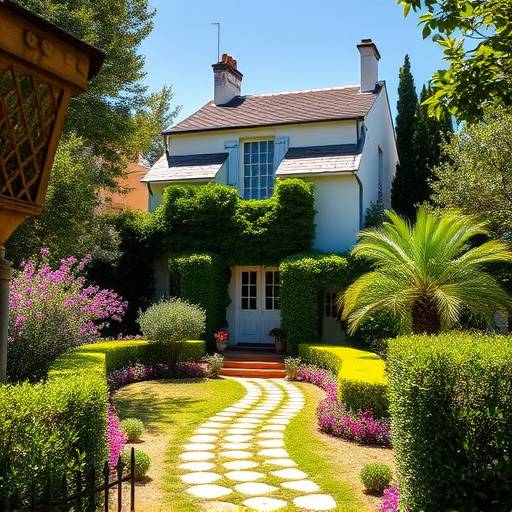 Maison de charme avec un grand jardin arboré à Cannes