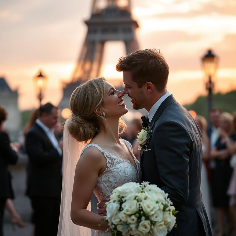 Mariage Romantique à Paris