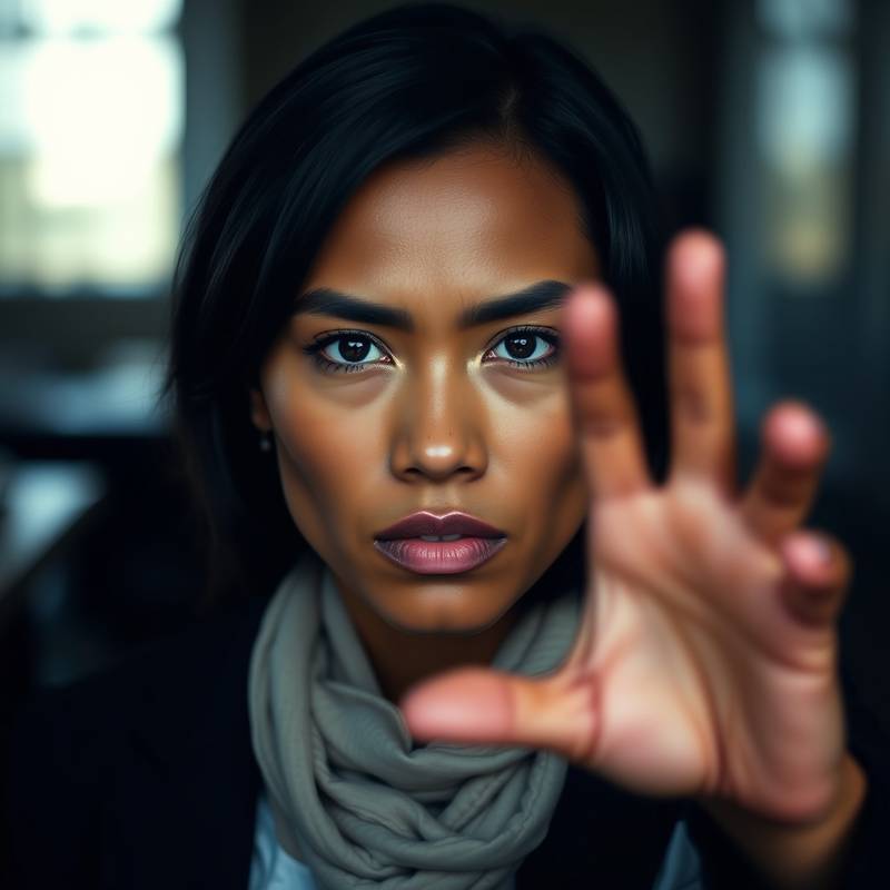Portrait professionnel expressif